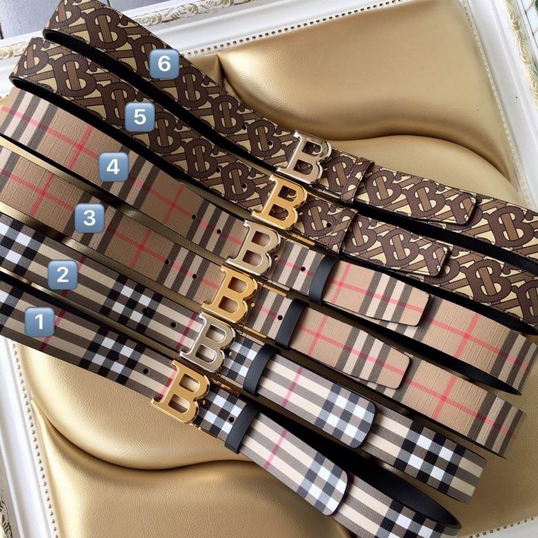 Burberry Belt 34mmX95-125CM 7d39